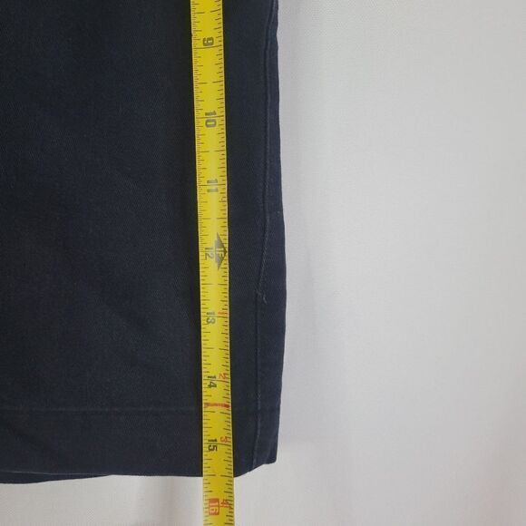 R.G. Browns 100% Cotton Classic Wide Leg Black Cotton High-Waisted Shorts - Picture 8 of 11